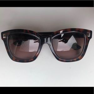 Valentino Tortoise Rockstud Sun-Glasses